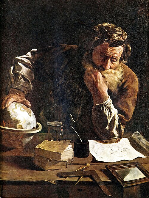 Idealized portrait of Archimedes