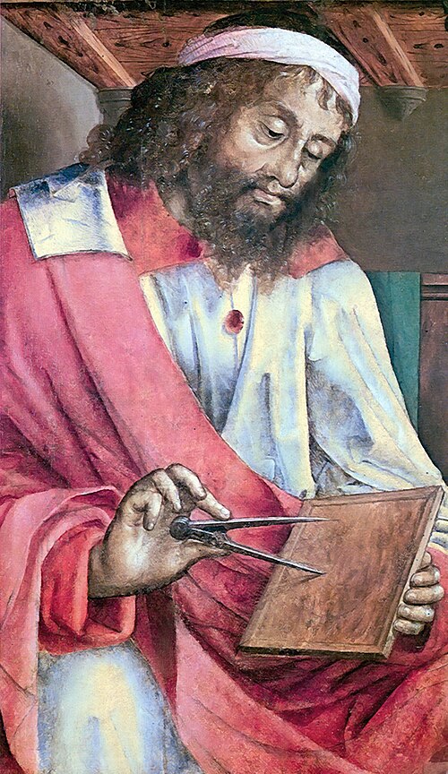 Traditional portrait of Euclid